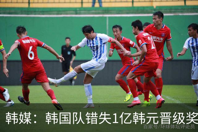 韩媒：韩国队错失1亿韩元晋级奖 但每人仍可拿8000万津贴